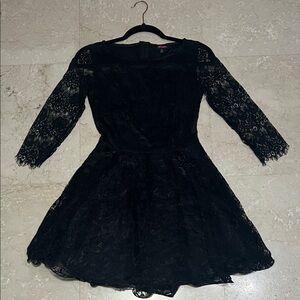 Xtaren Black Lace Detail Dress
